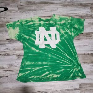 University Of Notre Dame Tide Tye Dye Men's Shirt XL Hand Dyed Fighting Irish
